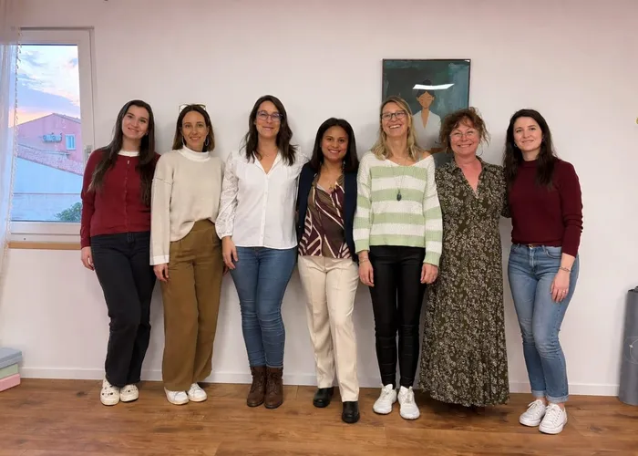 L'équipe de l'Espace Satya à Elne