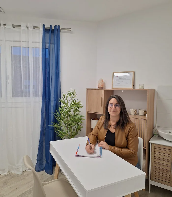 Laurie, sophrologue à l'Espace Satya d'Elne